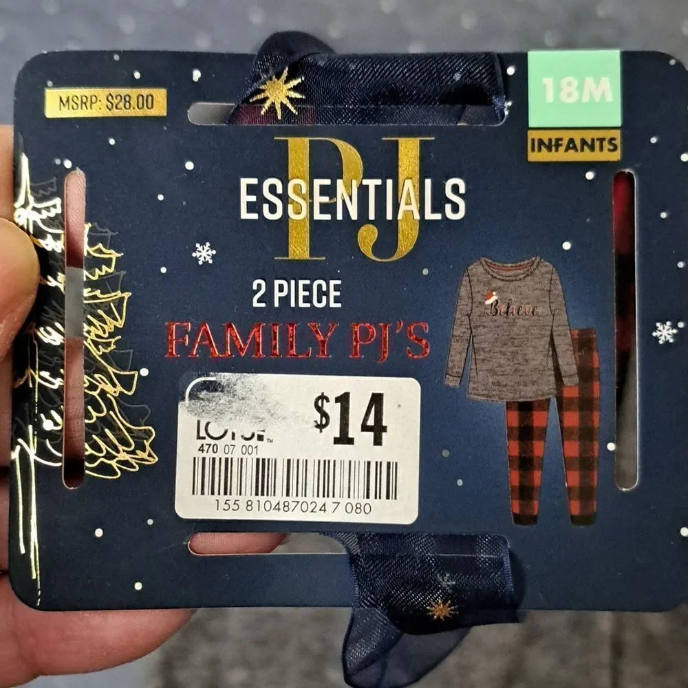 PJ Essentials Believe 2 piece pajamas size 18 Months